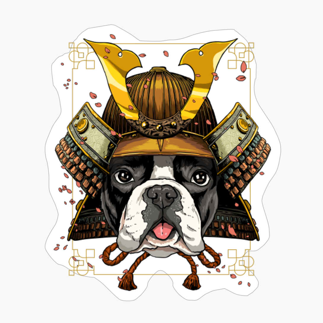 Samurai French Bulldog Dog Warrior Samurai Lovers Gift