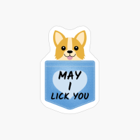 Dog In Shirt Pocket: May I Lick You