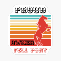 Fell Pony Horse Breed Proud Owner