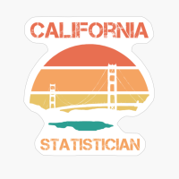 California Statistician Golden Gate Bridge Sunset