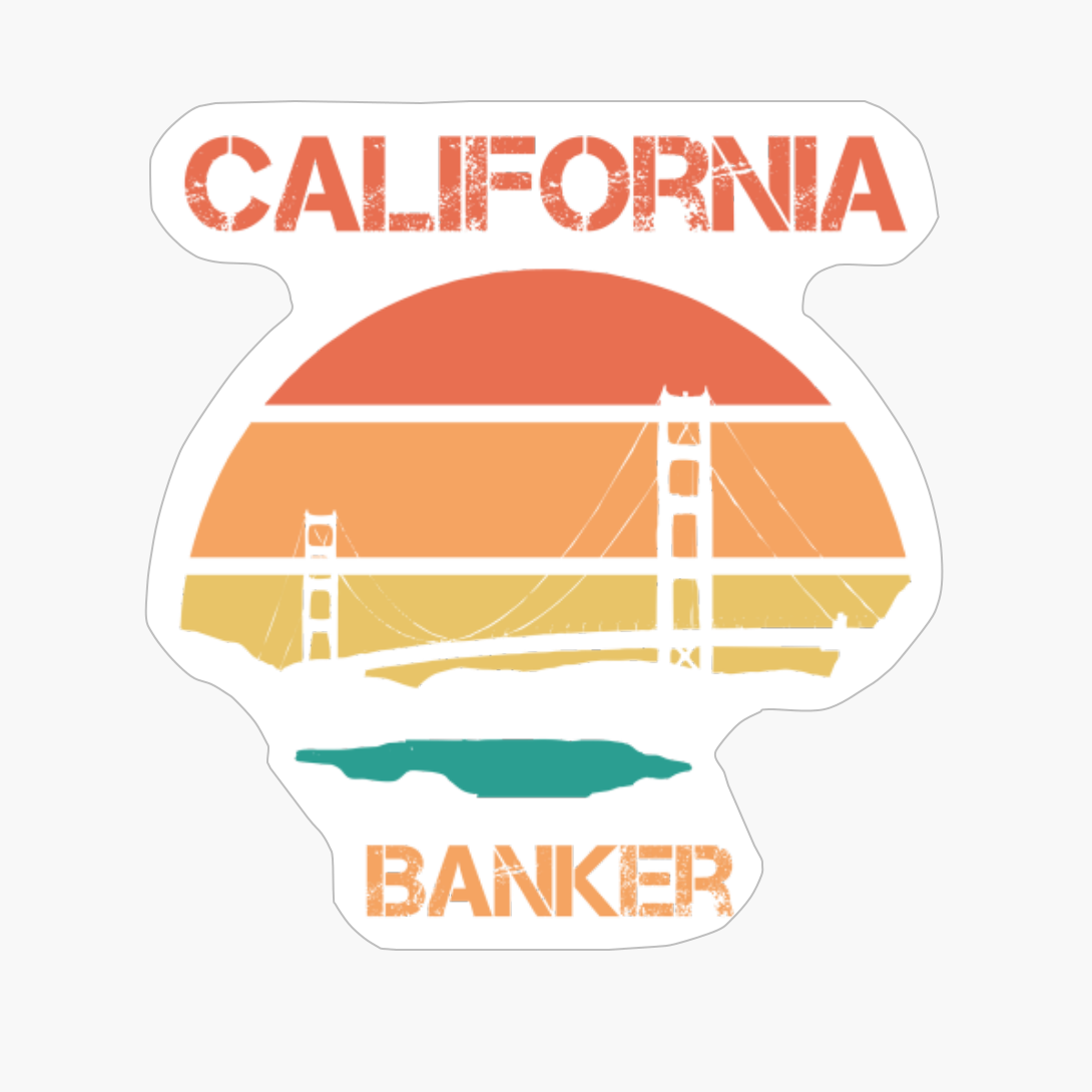 California Banker Golden Gate Bridge Sunset