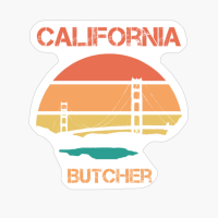 California Butcher Golden Gate Bridge Sunset