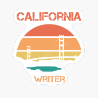 California Writer Golden Gate Bridge Sunset