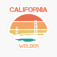 California Welder Golden Gate Sunset