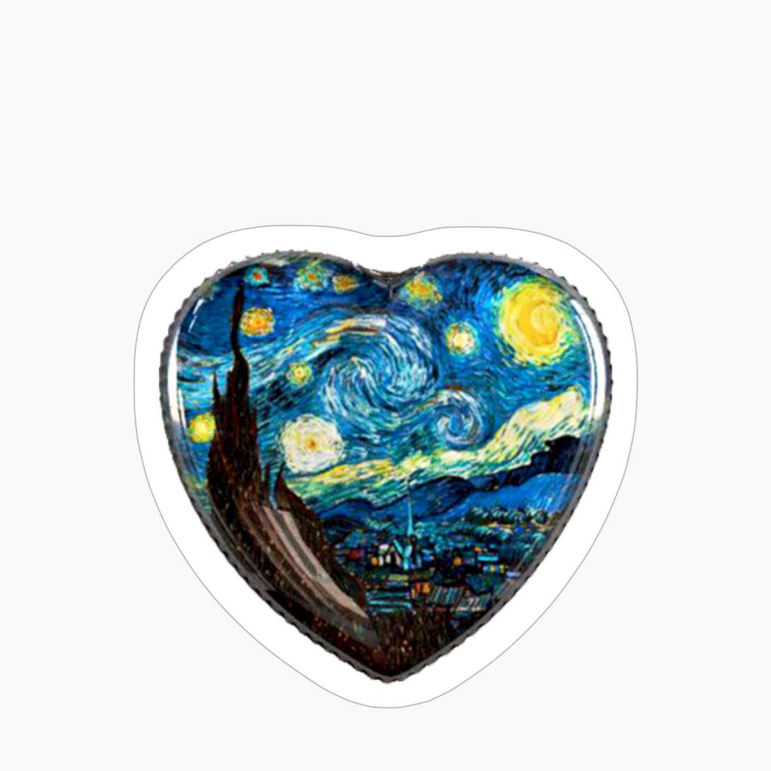 Van Gogh Heart Starry Night Van Gogh Heart Anatomy