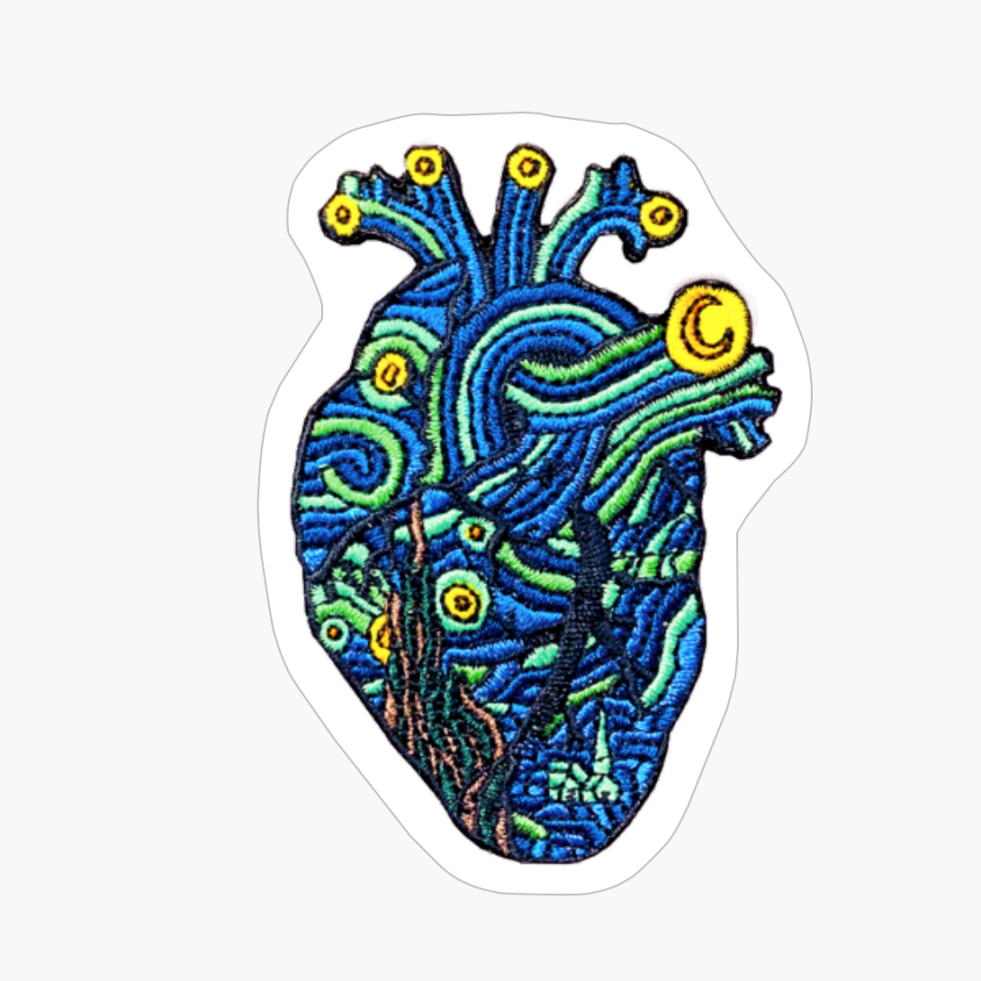 Van Gogh Heart Starry Night Van Gogh Heart Anatomy