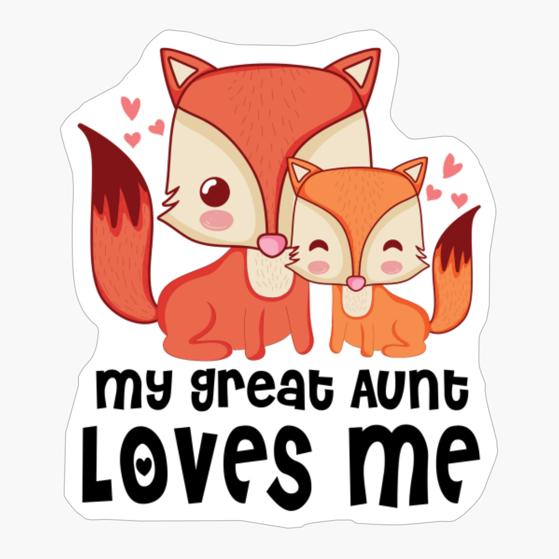 My Great Aunt Loves Me Orange Fox