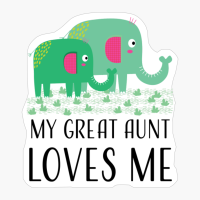 Green Elephants My Great Aunt Loves Me