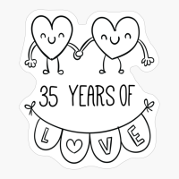 Doodle Hearts 35th Anniversary - 35 Years Of Love
