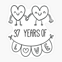 Doodle Hearts 37th Anniversary - 37 Years Of Love