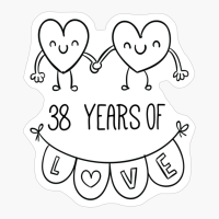 Doodle Hearts 38th Anniversary - 38 Years Of Love