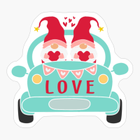 Love Gnome Couple Valentine
