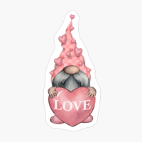 Gnome With Heart Love Cute Valentine