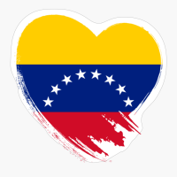 Venezuela Venezuelan Heart Love Flag