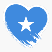 Somalia Somali Heart Love Flag