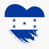 Honduras Honduran Heart Love Flag