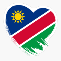 Namibia Namibian Heart Love Flag