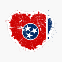 Tennessee Tennessean Heart Love Flag Pride Heritage Roots