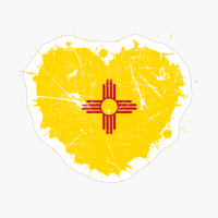 New Mexico New Mexican Heart Love Flag Pride Heritage Roots