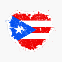 Puerto Rico Puerto Rican Boricua Heart Love Flag Pride Heritage Roots