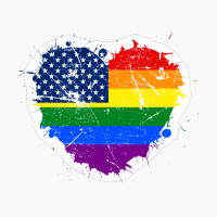 United States American USA America US LGBT LGBTQ Gay Queer Trans Pride Love Flag Pride Heritage Roots