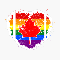Canadian Canada LGBT LGBTQ Gay Queer Trans Pride Love Flag Pride Heritage Roots