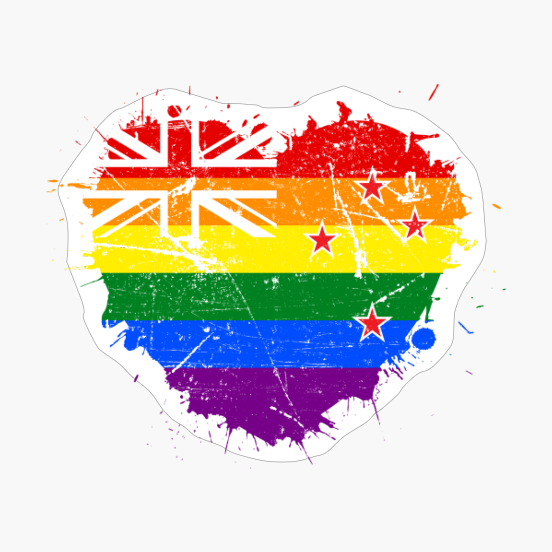 New Zealand LGBT LGBTQ Gay Queer Trans Pride Love Flag Pride Heritage Roots