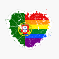 Portuguese Portugal LGBT LGBTQ Gay Queer Trans Pride Love Flag Pride Heritage Roots