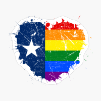 Texas Texan LGBT LGBTQ Gay Queer Trans Pride Love Flag Pride Heritage Roots