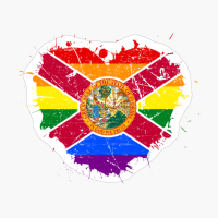 Florida Floridian LGBT LGBTQ Gay Queer Trans Pride Love Flag Pride Heritage Roots
