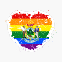 Maine Mainer LGBT LGBTQ Gay Queer Trans Pride Love Flag Pride Heritage Roots