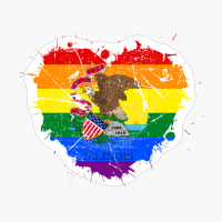 Illinois Illinoisan Illinoisian Illinoian LGBT LGBTQ Gay Queer Trans Pride Love Flag Pride Heritage Roots
