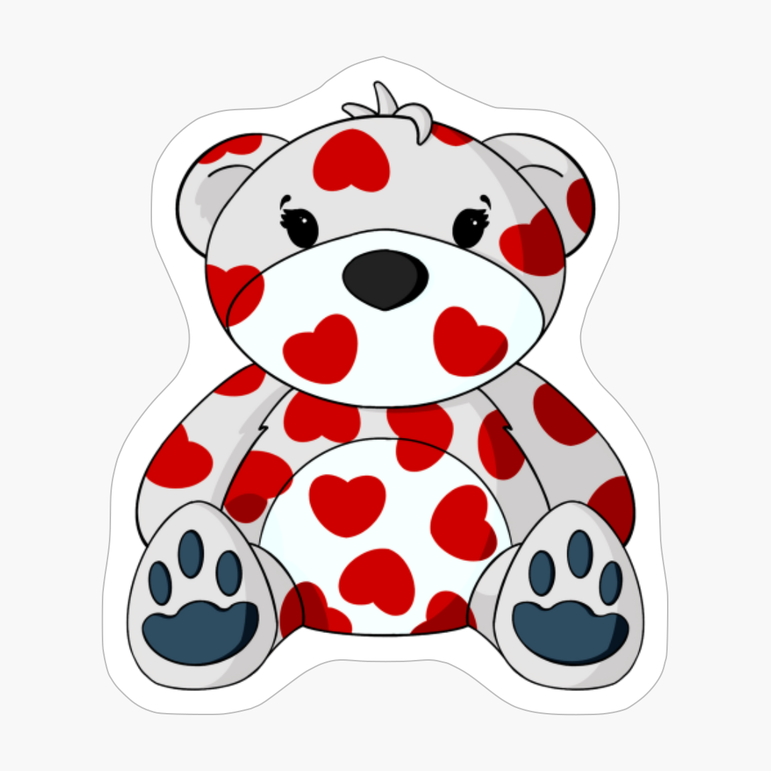 Valentine Hearts Teddy Bear
