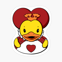 Queen Of Hearts Rubber Duck