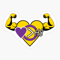 Strong Heart: Love Is Greater Than Hate (Intersex Pride)