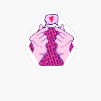 K-pop Lover - Korean Hand Heart Symbol K-pop Gifts Idea