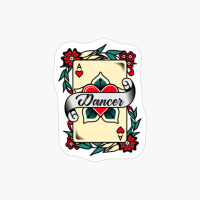Dancer With An Ace Of Hearts Graphic
