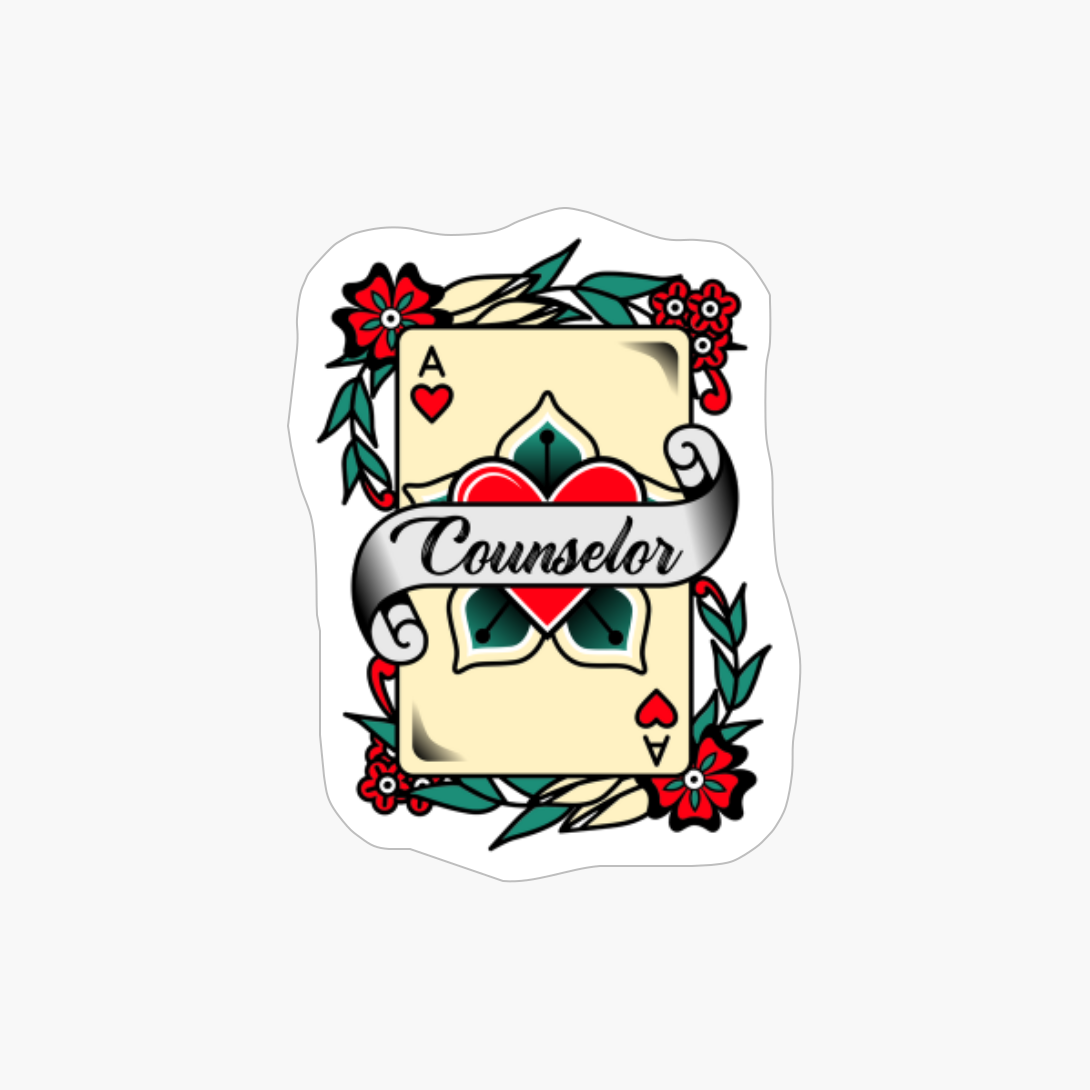 Counselor With An Ace Of Hearts Graphic