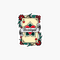 Sociologist With An Ace Of Hearts Graphic
