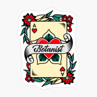 Botanist With An Ace Of Hearts Graphic