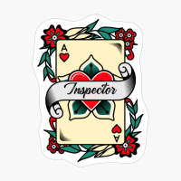 Inspector With An Ace Of Hearts Graphic