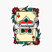 Oncologist With An Ace Of Hearts Graphic