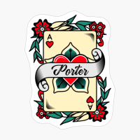 Porter With An Ace Of Hearts Graphic