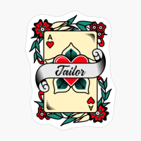 Tailor With An Ace Of Hearts Graphic