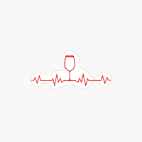 Wine Heartbeat Cardiogram