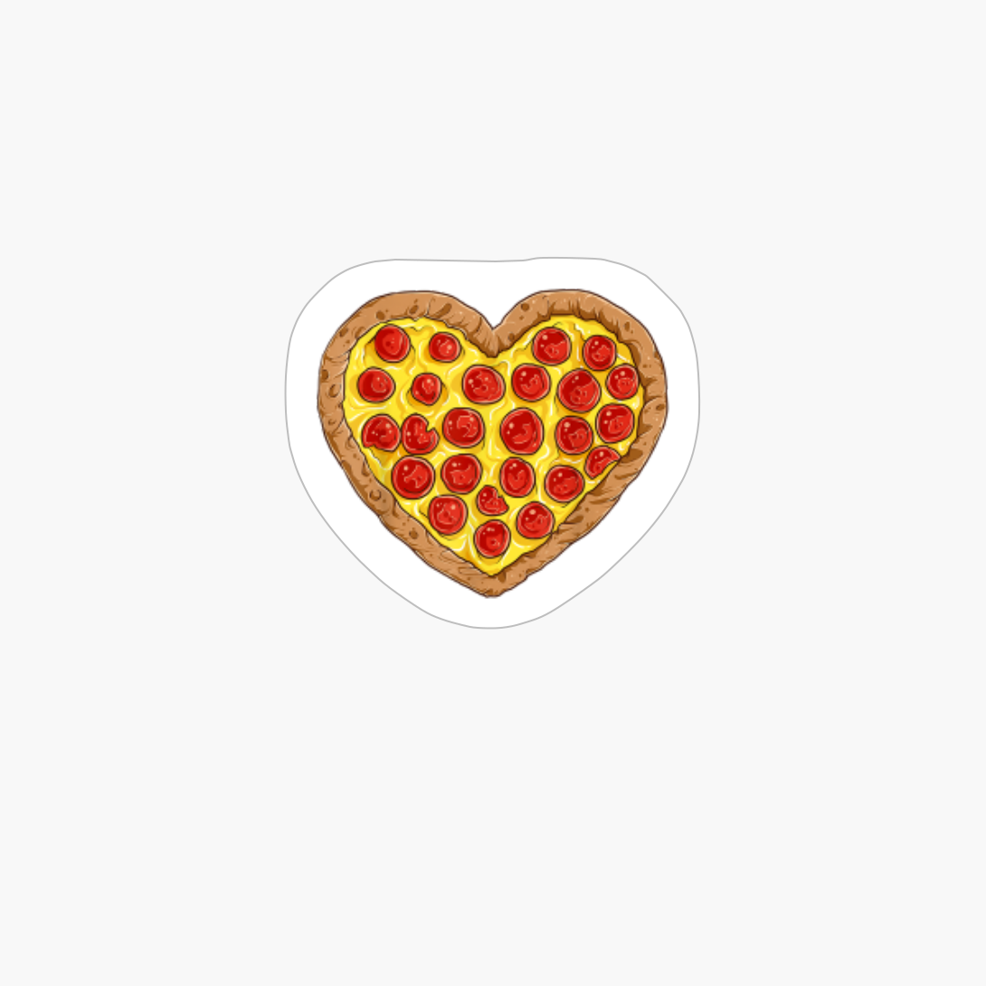 Pizza Heart Valentines Day Gifts Men Women Pepperoni