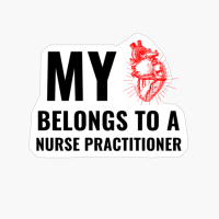 Nurse Practitioner Funny Heart