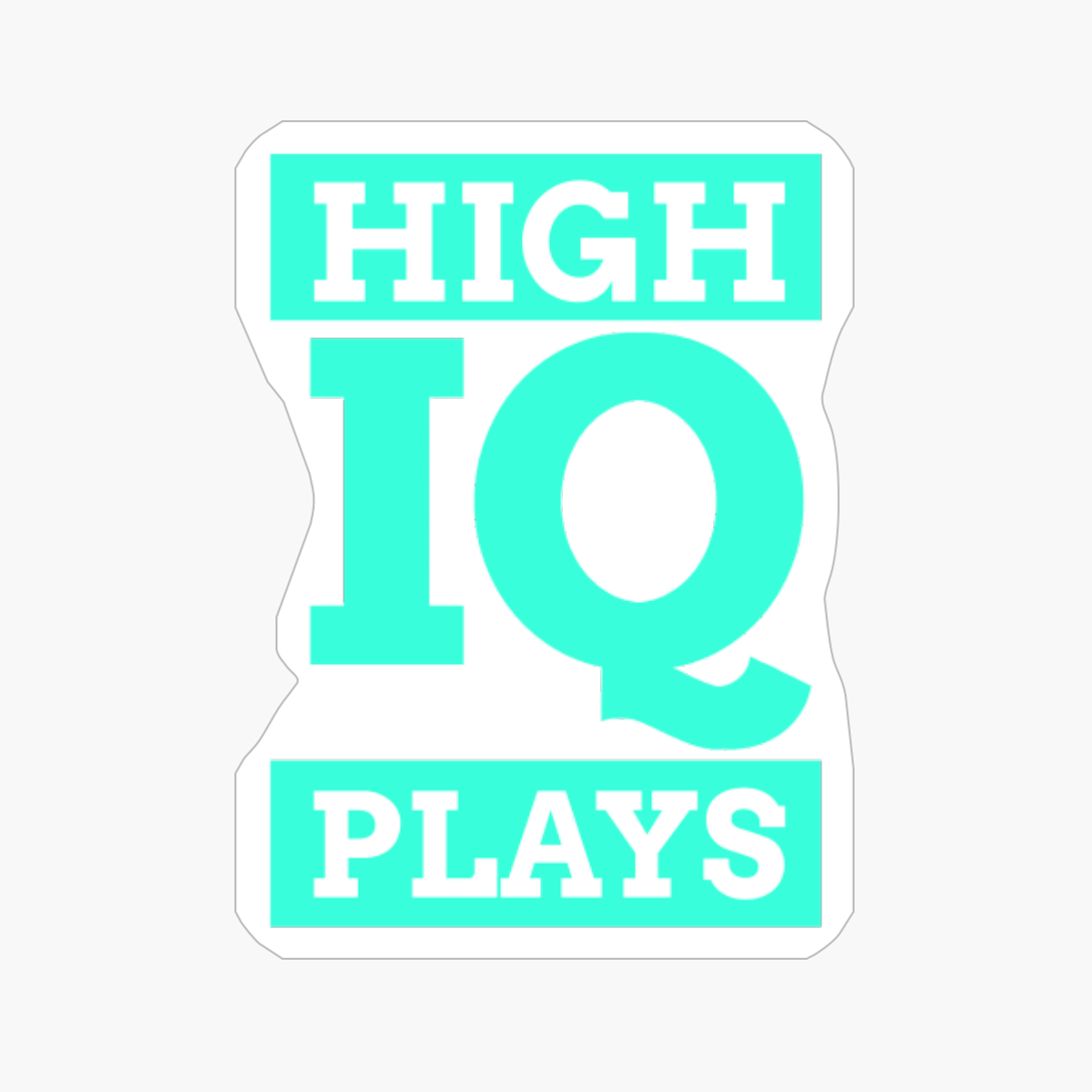 High IQ Plays - Turquoise