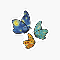 Butterfly Van Gogh Style
