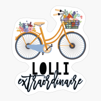 Lolli Extraordinaire For Grandma With Floral Bike